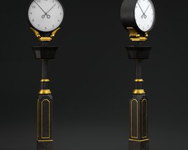 3D model of Street Clock 04