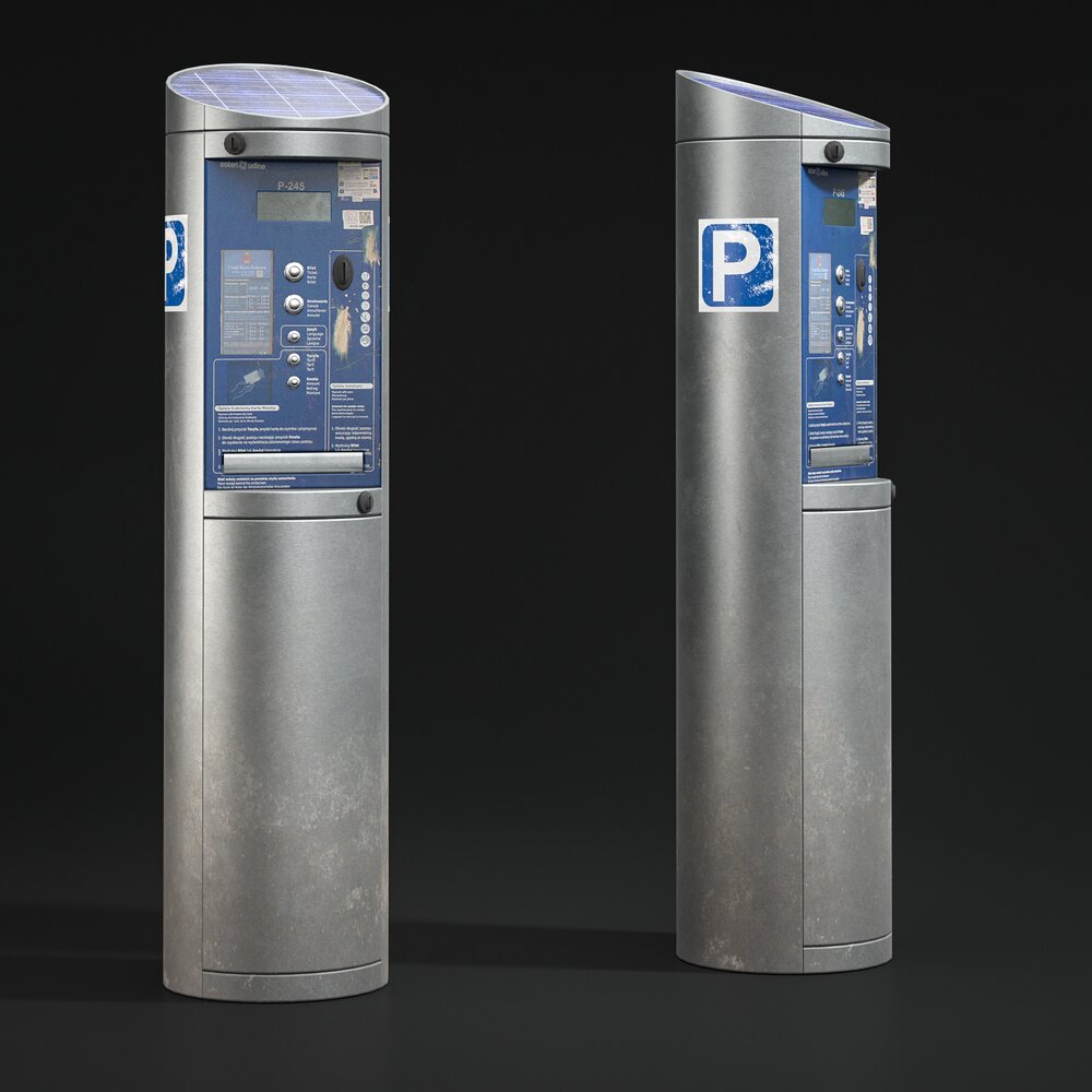 Parking Meter 3D 모델 
