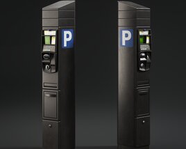 Parking Meter 02 3D 모델 