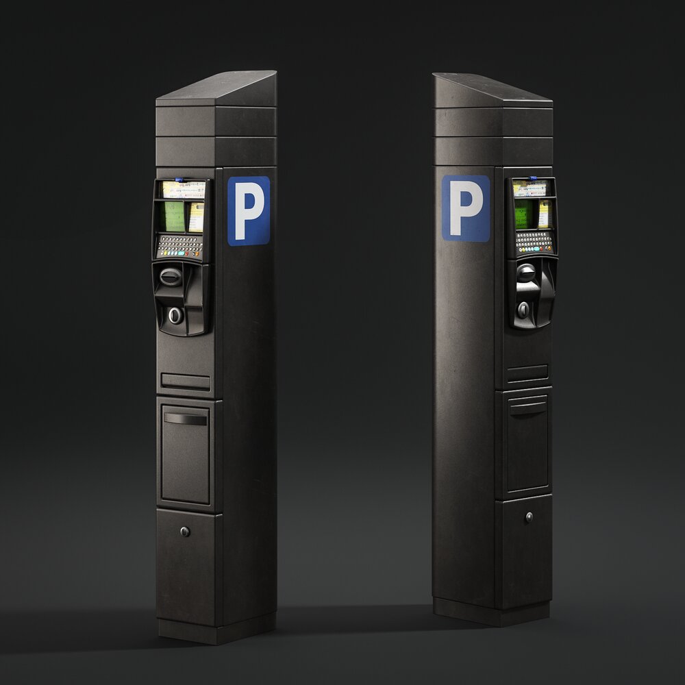 Parking Meter 02 3Dモデル