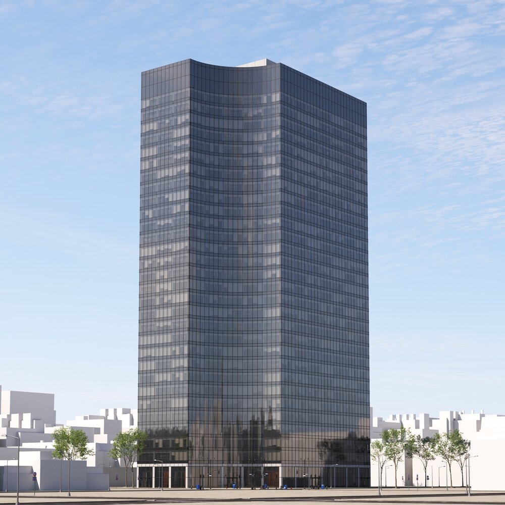Urban Modern Skyscraper Design Modello 3D