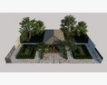 Tranquil Garden Pavilion 3d model