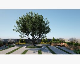 Garden Oasis Area Modello 3D