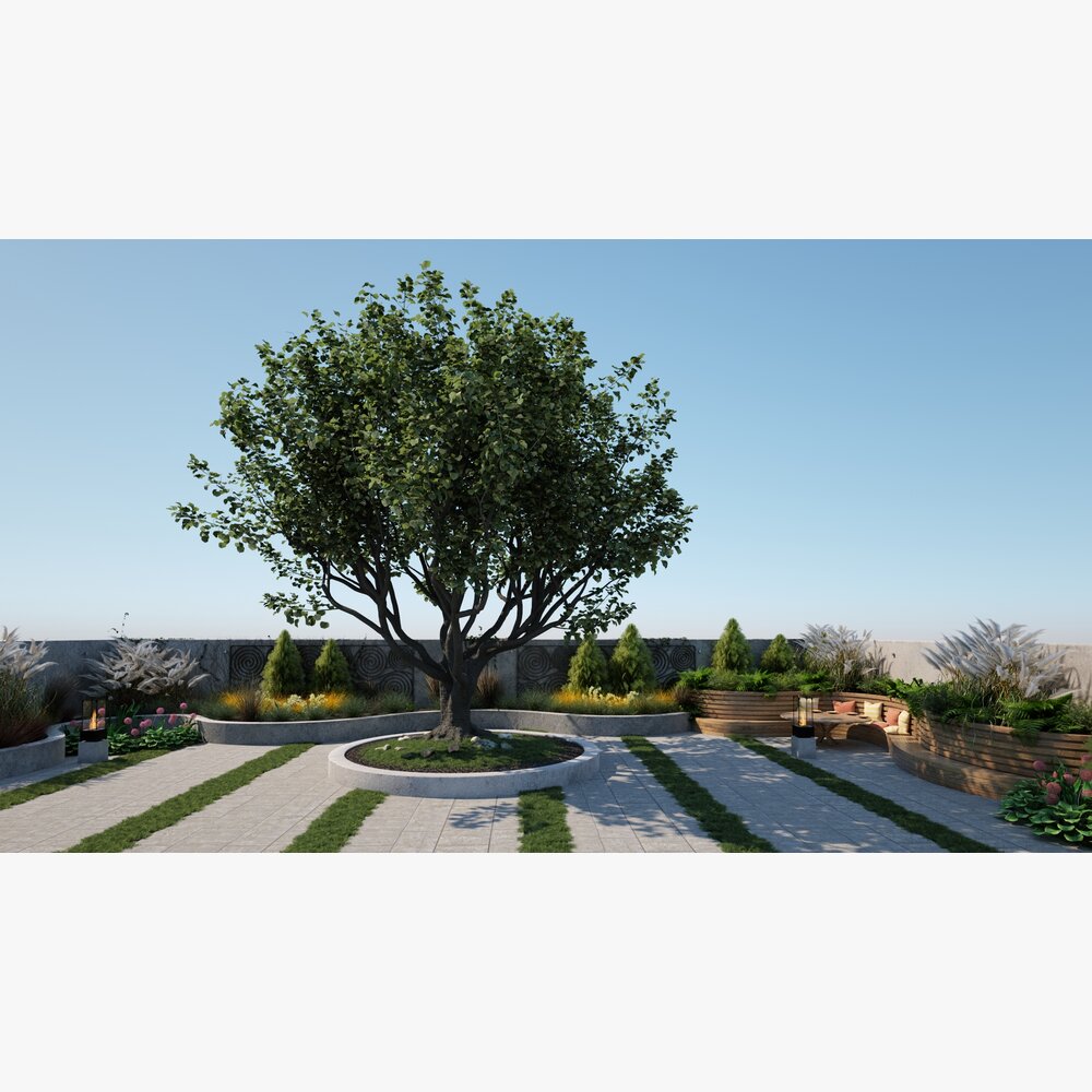 Garden Oasis Area 3D模型