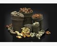 Assorted Nuts Collection Modelo 3D