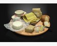 Assorted Cheese Platter 3D-Modell