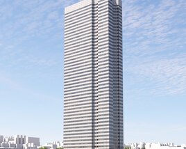 Contemporary Urban Skyscraper Design Modello 3D