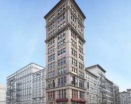 Historic High-Rise Building 3D-Modell