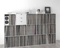 Modern Vinyl Record Storage Cabinet 3Dモデル