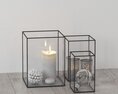 Modern Candle Display Cases Modelo 3d
