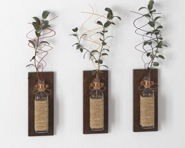 Wall-Mounted Vases 3Dモデル