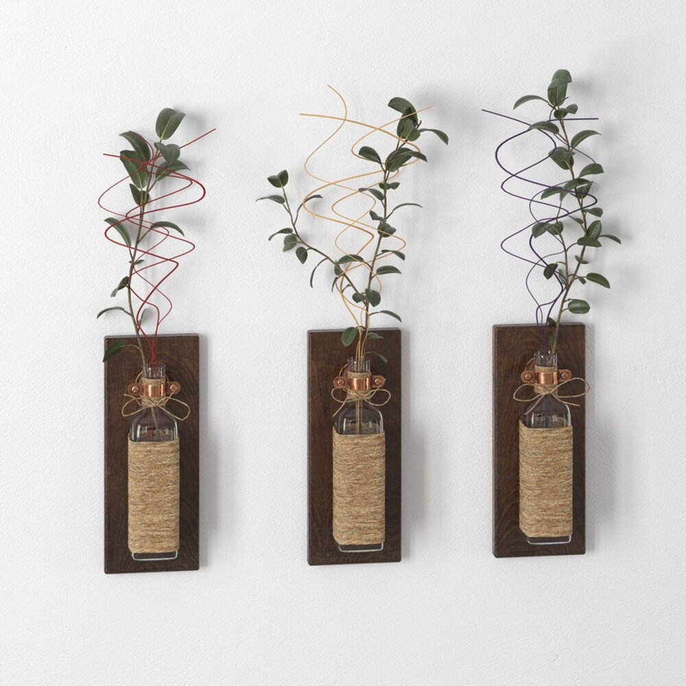 Wall-Mounted Vases 3D 모델 