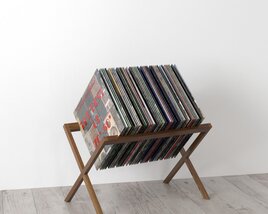 3D model of Modern Vinyl Record Stand