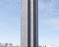 Modern City Skyscraper Modèle 3d