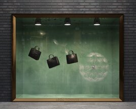 Levitating Handbags Theme Storefront Modello 3D
