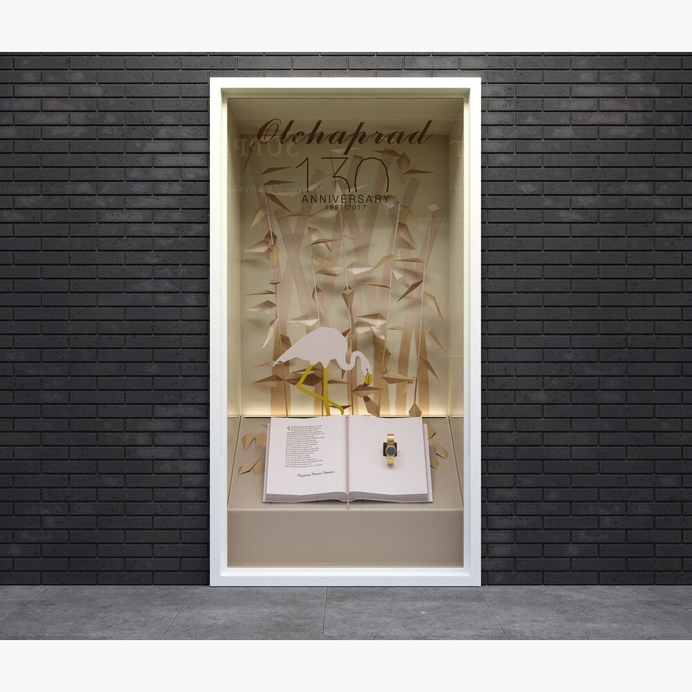 Golden Fragrance Theme Storefront 3Dモデル