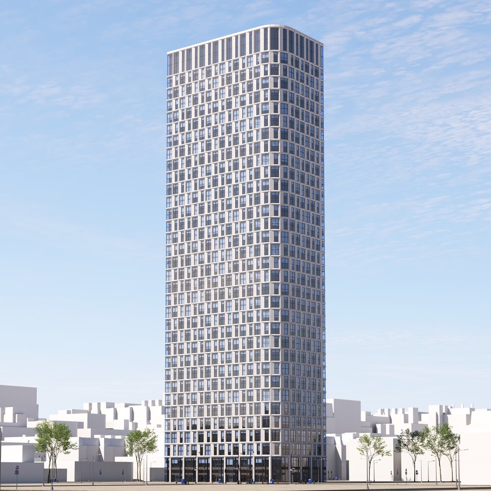 City Modern Skyscraper 3D模型
