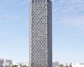 Urban Modern High-Rise Building 3D модель