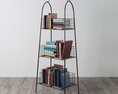 Modern Metal Bookshelf 3D-Modell