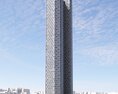 Modern Skyscraper Building 02 3d model
