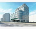 Modern Office Building Exterior 3Dモデル