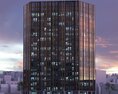 Modern Office Tower Skyscraper 3D модель