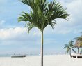 Tropical Palm Tree 21 3D-Modell