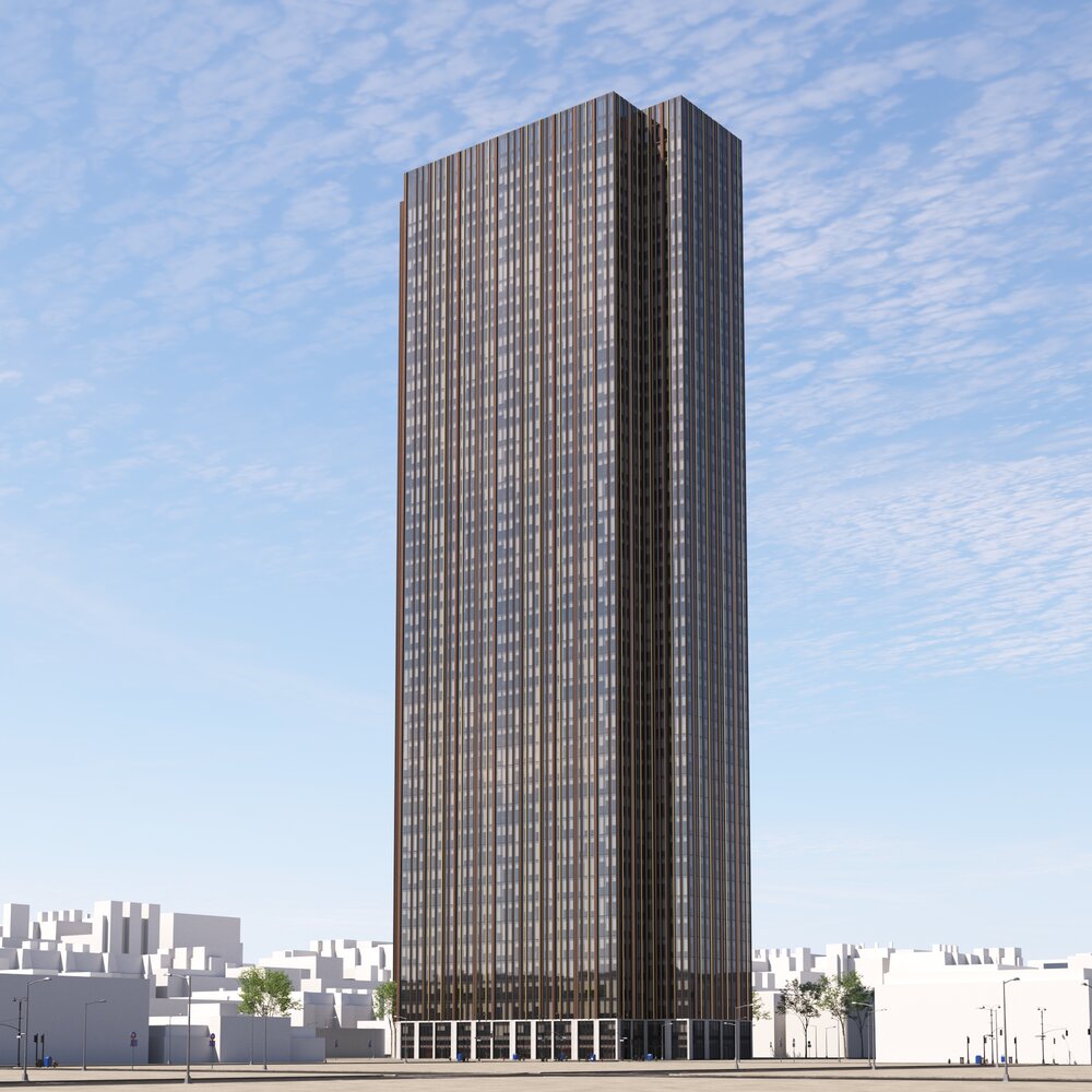 Urban Modern Skyscraper 3D модель