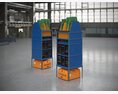 Warehouse Shelves 3Dモデル
