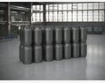 Stacked Industrial Barrels 3D модель