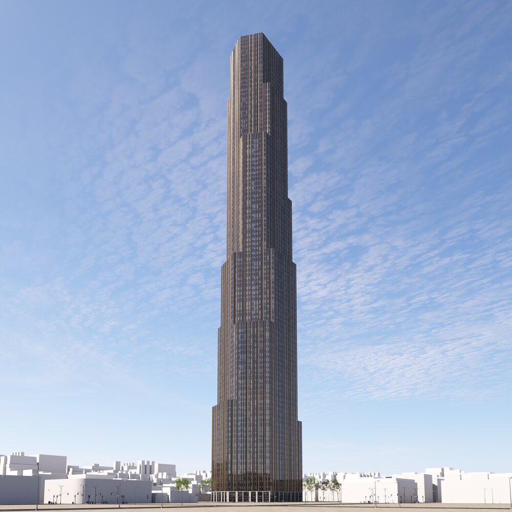 Urban Modern Skyscraper 02 Modello 3D
