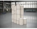 Industrial Cardboard Drums Modello 3D