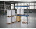 Industrial Storage Racks and Drums Modello 3D