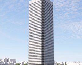 Modern Skyscraper Building Modello 3D