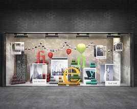 Shop Display Exposition 3D-Modell