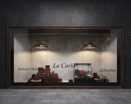 La Carlo Boutique Storefront 3D модель