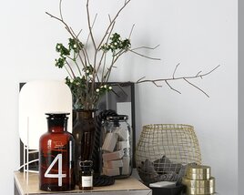 Decorative Shelf Display Modelo 3d