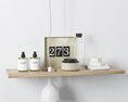 Minimalist Bathroom Shelf Decor Modelo 3D