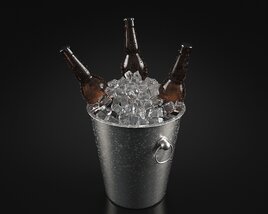 Chilled Beer Bucket 3D-Modell