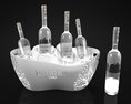 Illuminated Vodka Bottle Display 3d model