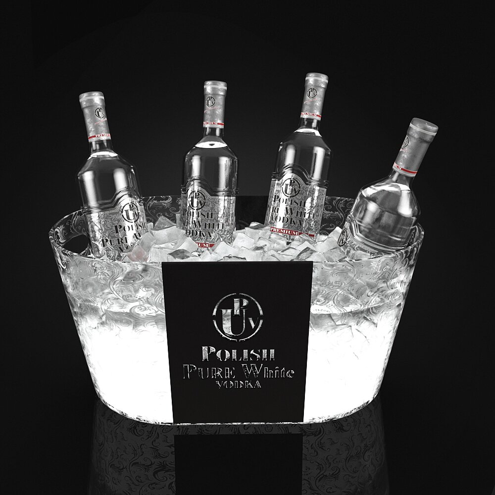 Chilled Premium Vodka 3D 모델 