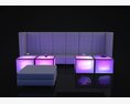 Illuminated Lounge Set Modelo 3d