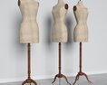 Vintage Tailor's Mannequins 3Dモデル