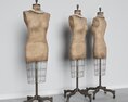Vintage Dress Forms 3D модель
