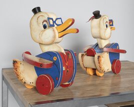 Vintage Duck Ride-on Toys 3D 모델 