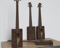 Traditional String Instruments Trio 3D модель