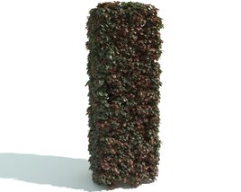 Vertical Garden Column Hedge Modello 3D