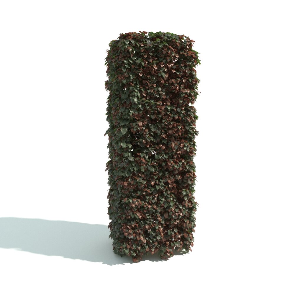 Vertical Garden Column Hedge 3D model