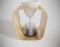 Modern Coffee Maker with Cookies 3D-Modell