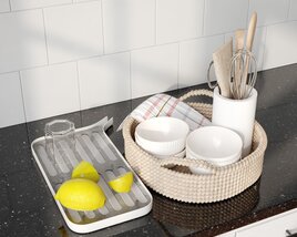 Kitchen Essentials and Decor 3D-Modell